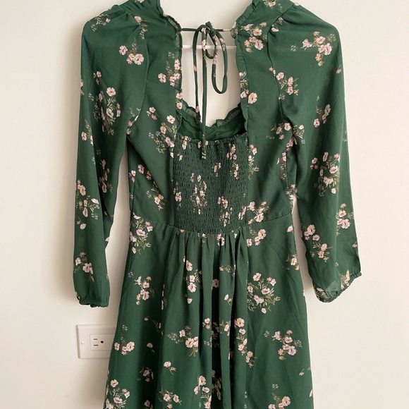 NWT Abercrombie & Fitch portrait neck mini dress - Picture 3 of 6